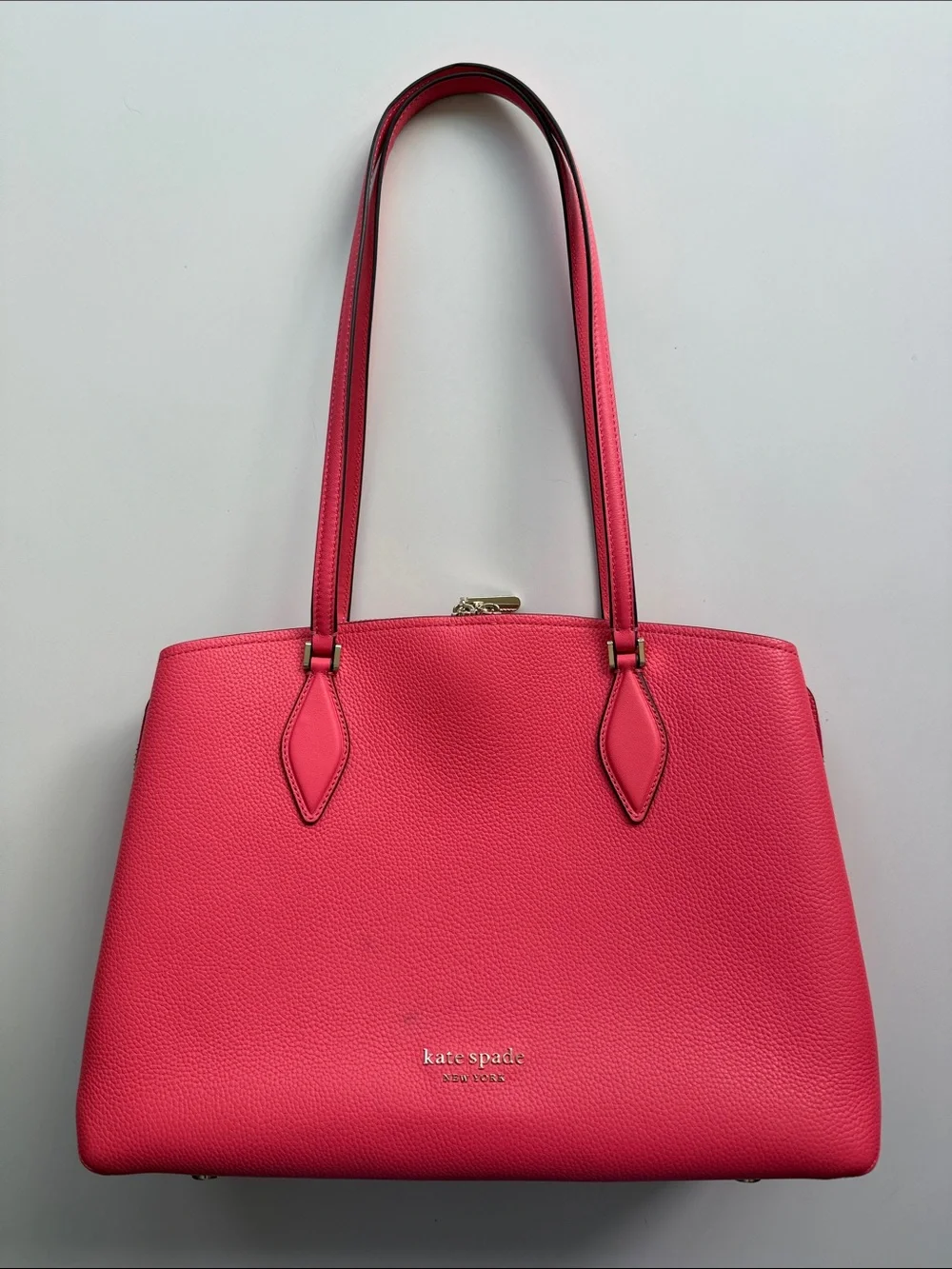 Kate Spade Zeezee Large Work Tote in Coral Pink